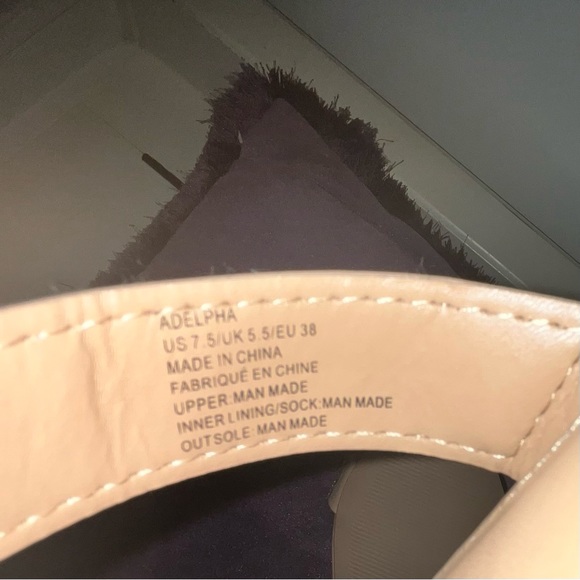 Adelpha Two Strap Sandal from Shoe Dazzle. NWOT NWOB rhinestone sandal sz 7.5 - Picture 8 of 8